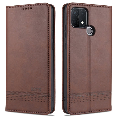 AZNS Magnetic Calf Texture Horizontal Flip Leather Case with Card Slots & Holder & Wallet, For OPPO A15, For vivo Y20, For vivo Y70s / Y51s / IQOO U1, For Samsung Galaxy A42 5G, For Samsung Galaxy M51 (Side Fingerprint)