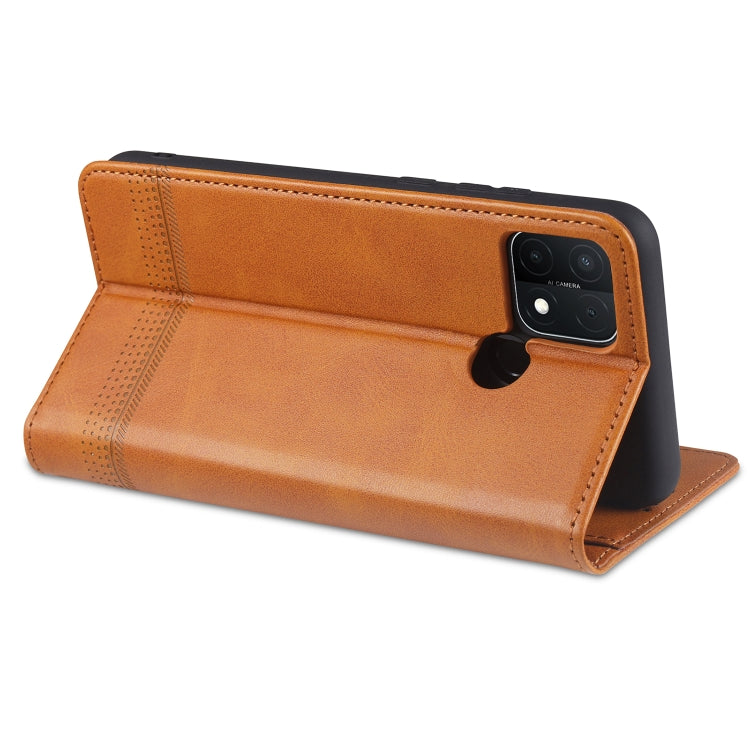 AZNS Magnetic Calf Texture Horizontal Flip Leather Case with Card Slots & Holder & Wallet, For OPPO A15, For vivo Y20, For vivo Y70s / Y51s / IQOO U1, For Samsung Galaxy A42 5G, For Samsung Galaxy M51 (Side Fingerprint)
