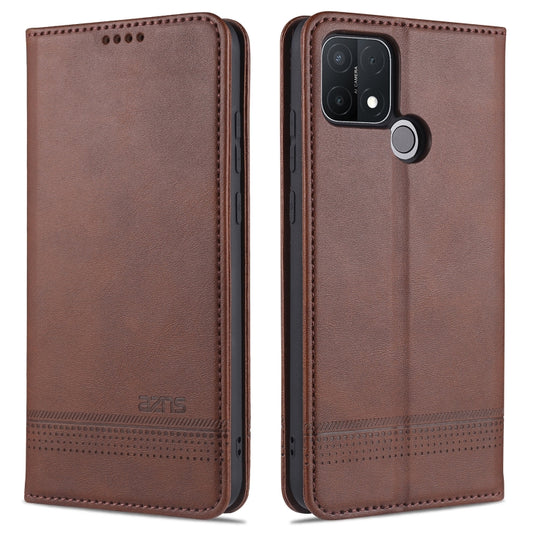 AZNS Magnetic Calf Texture Horizontal Flip Leather Case with Card Slots & Holder & Wallet, For OPPO A15, For vivo Y20, For vivo Y70s / Y51s / IQOO U1, For Samsung Galaxy A42 5G, For Samsung Galaxy M51 (Side Fingerprint)