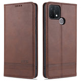 AZNS Magnetic Calf Texture Horizontal Flip Leather Case with Card Slots & Holder & Wallet, For OPPO A15, For vivo Y20, For vivo Y70s / Y51s / IQOO U1, For Samsung Galaxy A42 5G, For Samsung Galaxy M51 (Side Fingerprint)