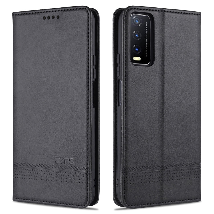 AZNS Magnetic Calf Texture Horizontal Flip Leather Case with Card Slots & Holder & Wallet, For OPPO A15, For vivo Y20, For vivo Y70s / Y51s / IQOO U1, For Samsung Galaxy A42 5G, For Samsung Galaxy M51 (Side Fingerprint)