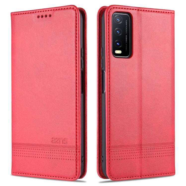 AZNS Magnetic Calf Texture Horizontal Flip Leather Case with Card Slots & Holder & Wallet, For OPPO A15, For vivo Y20, For vivo Y70s / Y51s / IQOO U1, For Samsung Galaxy A42 5G, For Samsung Galaxy M51 (Side Fingerprint)