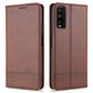 AZNS Magnetic Calf Texture Horizontal Flip Leather Case with Card Slots & Holder & Wallet, For OPPO A15, For vivo Y20, For vivo Y70s / Y51s / IQOO U1, For Samsung Galaxy A42 5G, For Samsung Galaxy M51 (Side Fingerprint)