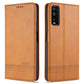 AZNS Magnetic Calf Texture Horizontal Flip Leather Case with Card Slots & Holder & Wallet, For OPPO A15, For vivo Y20, For vivo Y70s / Y51s / IQOO U1, For Samsung Galaxy A42 5G, For Samsung Galaxy M51 (Side Fingerprint)