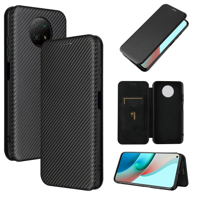 Carbon Fiber Texture Magnetic Horizontal Flip TPU + PC + PU Leather Case with Card Slot, For Xiaomi Poco M3, For Samsung Galaxy A02s, For Xiaomi Redmi Note 9 5G, For Xiaomi Redmi Note 9 4G