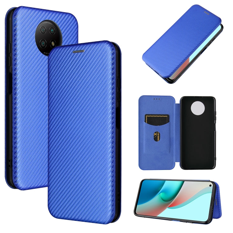 Carbon Fiber Texture Magnetic Horizontal Flip TPU + PC + PU Leather Case with Card Slot, For Xiaomi Poco M3, For Samsung Galaxy A02s, For Xiaomi Redmi Note 9 5G, For Xiaomi Redmi Note 9 4G