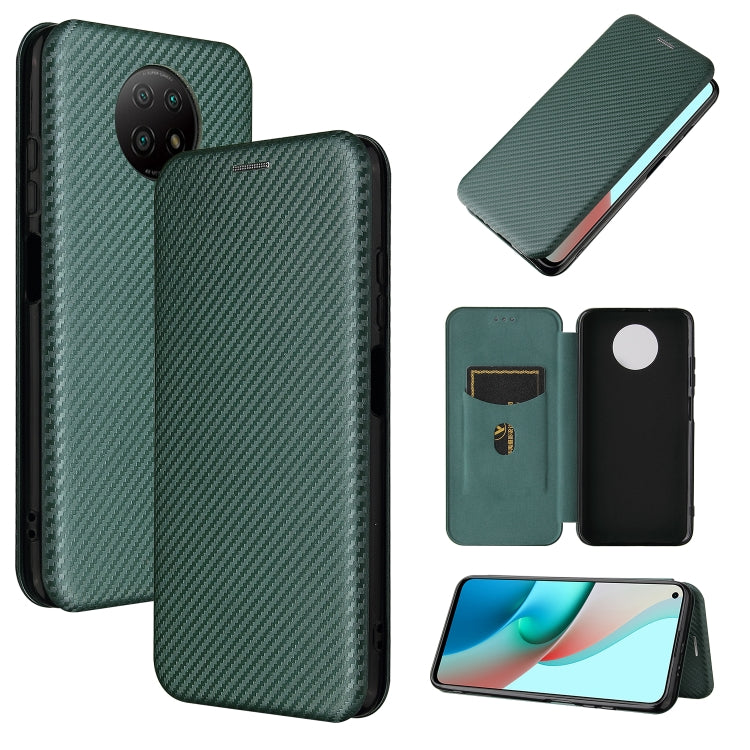 Carbon Fiber Texture Magnetic Horizontal Flip TPU + PC + PU Leather Case with Card Slot, For Xiaomi Poco M3, For Samsung Galaxy A02s, For Xiaomi Redmi Note 9 5G, For Xiaomi Redmi Note 9 4G