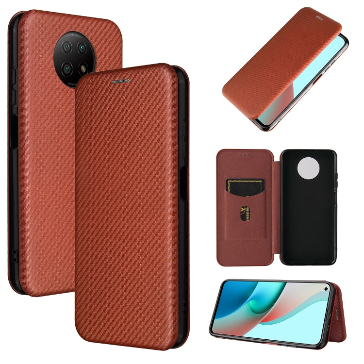Carbon Fiber Texture Magnetic Horizontal Flip TPU + PC + PU Leather Case with Card Slot, For Xiaomi Poco M3, For Samsung Galaxy A02s, For Xiaomi Redmi Note 9 5G, For Xiaomi Redmi Note 9 4G