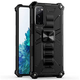 Shockproof TPU + PC Magnetic Protective Case with Holder, For Samsung Galaxy S20 FE