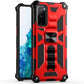Shockproof TPU + PC Magnetic Protective Case with Holder, For Samsung Galaxy S20 FE