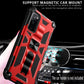 Shockproof TPU + PC Magnetic Protective Case with Holder, For Samsung Galaxy S20 FE