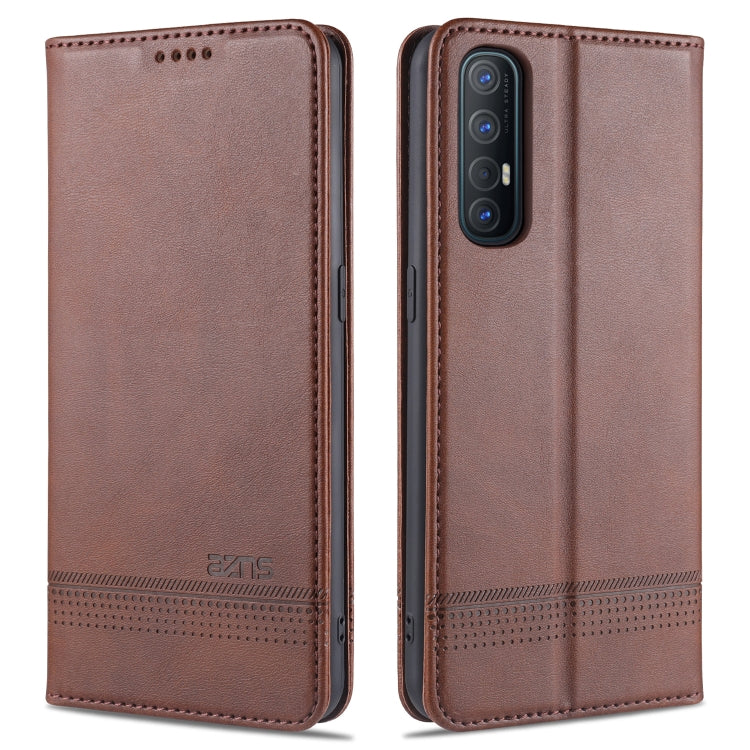 AZNS Magnetic Calf Texture Horizontal Flip Leather Case with Card Slots & Holder & Wallet, For OPPO A72 5G, For OPPO Reno3 Pro, For OPPO Reno4 / Reno4 Pro, For Samsung Galaxy S30 Plus