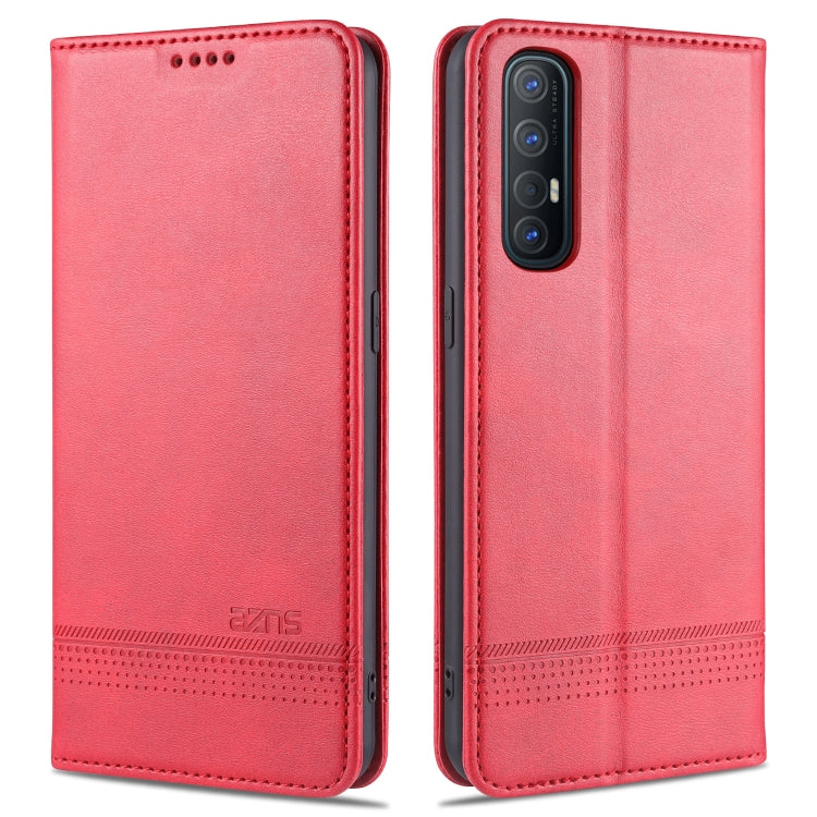 AZNS Magnetic Calf Texture Horizontal Flip Leather Case with Card Slots & Holder & Wallet, For OPPO A72 5G, For OPPO Reno3 Pro, For OPPO Reno4 / Reno4 Pro, For Samsung Galaxy S30 Plus