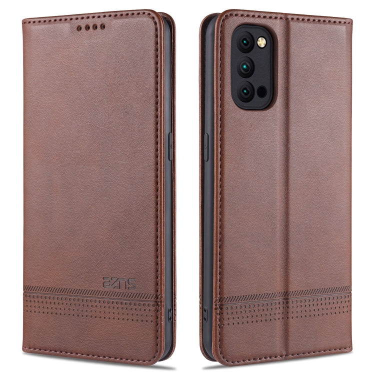AZNS Magnetic Calf Texture Horizontal Flip Leather Case with Card Slots & Holder & Wallet, For OPPO A72 5G, For OPPO Reno3 Pro, For OPPO Reno4 / Reno4 Pro, For Samsung Galaxy S30 Plus