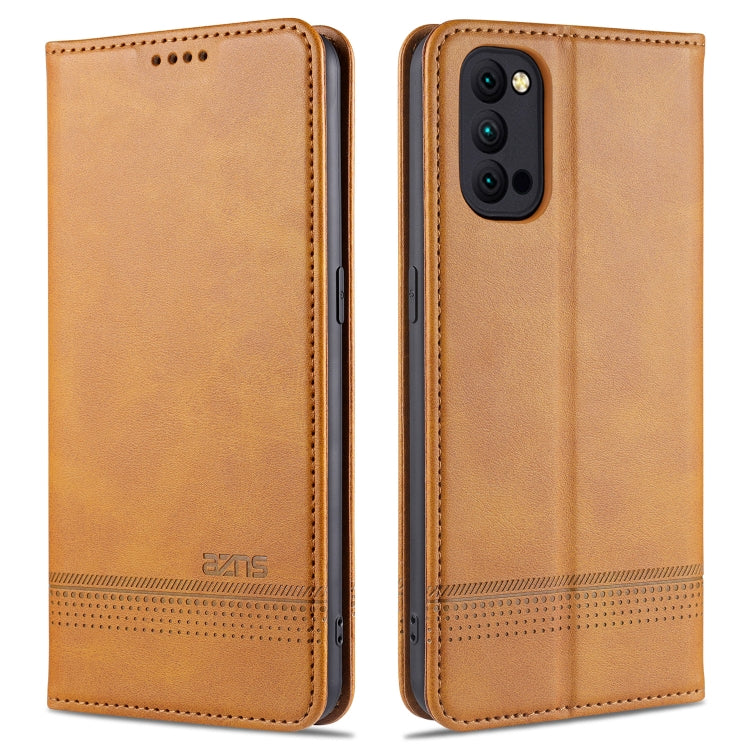 AZNS Magnetic Calf Texture Horizontal Flip Leather Case with Card Slots & Holder & Wallet, For OPPO A72 5G, For OPPO Reno3 Pro, For OPPO Reno4 / Reno4 Pro, For Samsung Galaxy S30 Plus