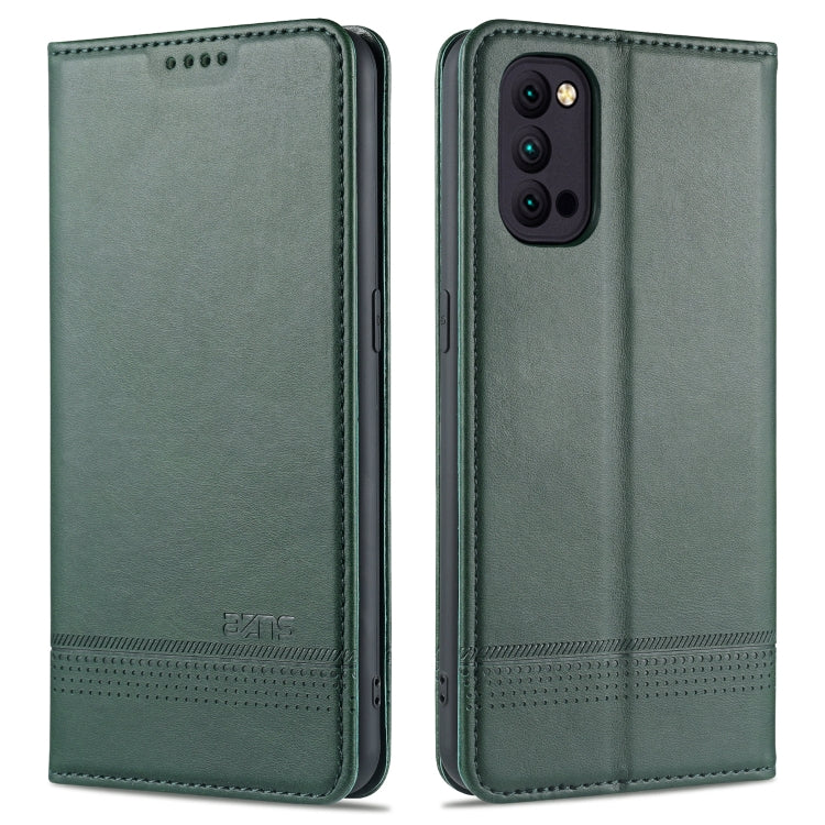 AZNS Magnetic Calf Texture Horizontal Flip Leather Case with Card Slots & Holder & Wallet, For OPPO A72 5G, For OPPO Reno3 Pro, For OPPO Reno4 / Reno4 Pro, For Samsung Galaxy S30 Plus