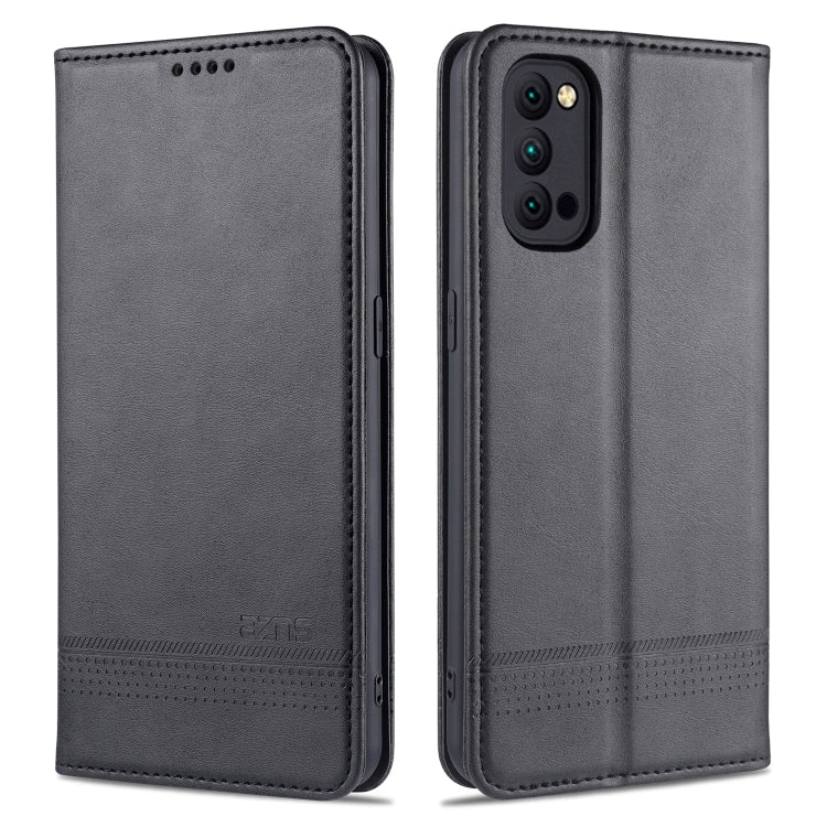 AZNS Magnetic Calf Texture Horizontal Flip Leather Case with Card Slots & Holder & Wallet, For OPPO A72 5G, For OPPO Reno3 Pro, For OPPO Reno4 / Reno4 Pro, For Samsung Galaxy S30 Plus