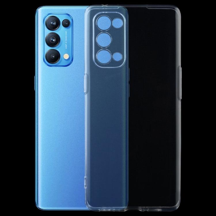 0.75mm Ultra-thin Transparent TPU Soft Protective Case, For Samsung Galaxy A32, For Motorola Moto E7, For OPPO Reno5, For OPPO Reno5 Pro