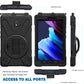 Shockproof Colorful Silicone + PC Protective Case with Holder & Shoulder Strap & Hand Strap