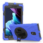 Shockproof Colorful Silicone + PC Protective Case with Holder & Shoulder Strap & Hand Strap