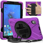Shockproof Colorful Silicone + PC Protective Case with Holder & Shoulder Strap & Hand Strap