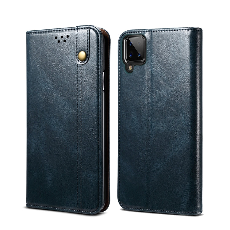 Simple Wax Crazy Horse Texture Horizontal Flip Leather Case with Card Slots & Wallet, For Samsung Galaxy A12 5G, For Samsung Galaxy A32 5G, For Samsung Galaxy A72 5G / 4G