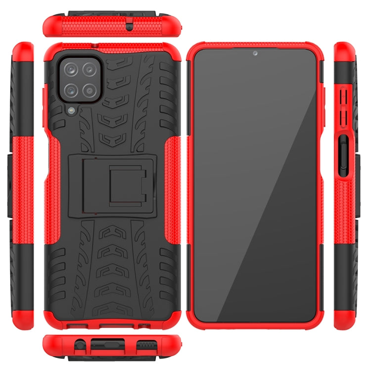 Tire Texture Shockproof TPU+PC Protective Case with Holder, For Samsung Galaxy A12 5G, For LG K52 5G, For LG K92 5G, For Motorola Moto G9 Power