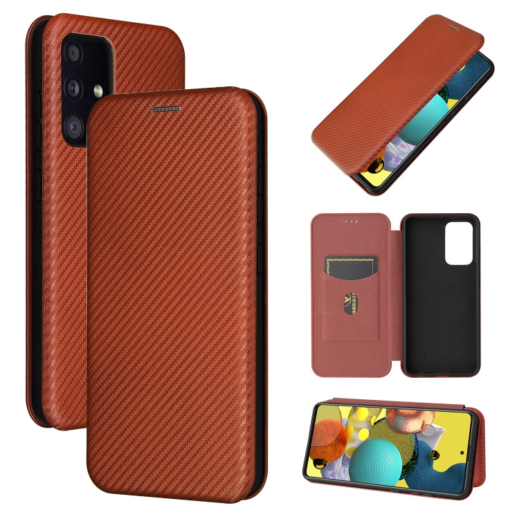 Carbon Fiber Texture Magnetic Horizontal Flip TPU + PC + PU Leather Case with Card Slot, For Samsung Galaxy A72 5G, For Samsung Galaxy A52 5G, For OPPO Reno5 Pro 5G, For Cubot X30