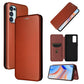 Carbon Fiber Texture Magnetic Horizontal Flip TPU + PC + PU Leather Case with Card Slot, For Samsung Galaxy A72 5G, For Samsung Galaxy A52 5G, For OPPO Reno5 Pro 5G, For Cubot X30