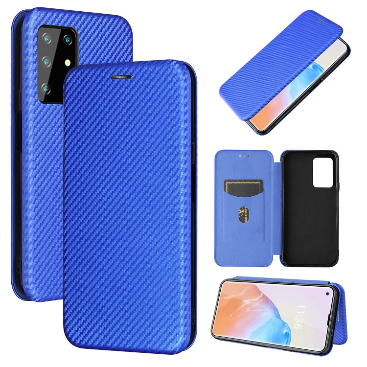 Carbon Fiber Texture Magnetic Horizontal Flip TPU + PC + PU Leather Case with Card Slot, For Samsung Galaxy A72 5G, For Samsung Galaxy A52 5G, For OPPO Reno5 Pro 5G, For Cubot X30