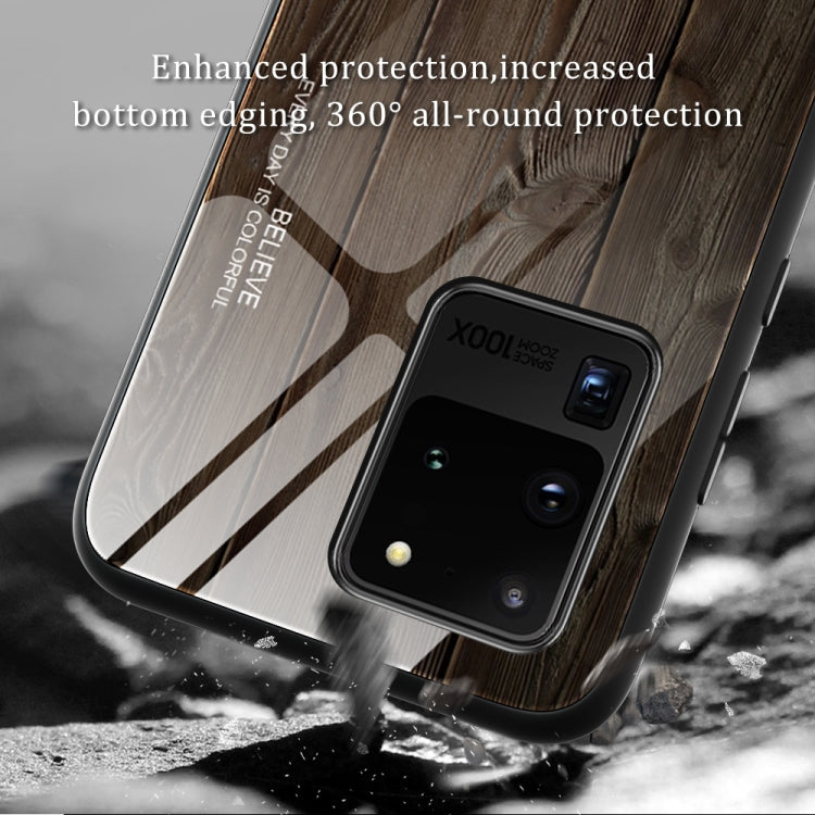 Wood Grain Glass Protective Case, For Samsung Galaxy S20, For Samsung Galaxy S20 Plus, For Samsung Galaxy S20 Ultra, For Samsung Galaxy S20 FE, For Samsung Galaxy S21 5G, For Samsung Galaxy S21 Plus, For Samsung Galaxy S21 Ultra 5G���������������������...