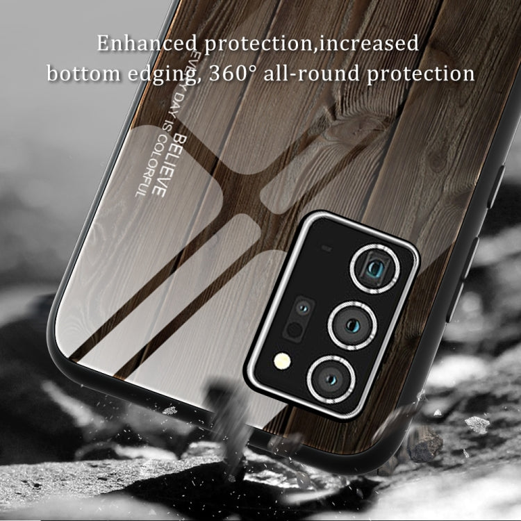Wood Grain Glass Protective Case, For Samsung Galaxy Note20, For Samsung Galaxy Note20 Ultra, For Xiaomi Mi 10 Pro, For Xiaomi 10T / 10T Pro, For Xiaomi Mi CC9, For Xiaomi Poco X3 NFC, For Xiaomi Redmi K30 Pro, For Xiaomi Redmi Note 9S