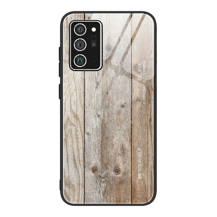 Wood Grain Glass Protective Case, For Samsung Galaxy Note20, For Samsung Galaxy Note20 Ultra, For Xiaomi Mi 10 Pro, For Xiaomi 10T / 10T Pro, For Xiaomi Mi CC9, For Xiaomi Poco X3 NFC, For Xiaomi Redmi K30 Pro, For Xiaomi Redmi Note 9S