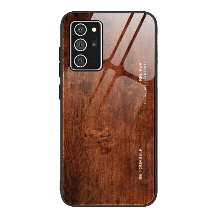 Wood Grain Glass Protective Case, For Samsung Galaxy Note20, For Samsung Galaxy Note20 Ultra, For Xiaomi Mi 10 Pro, For Xiaomi 10T / 10T Pro, For Xiaomi Mi CC9, For Xiaomi Poco X3 NFC, For Xiaomi Redmi K30 Pro, For Xiaomi Redmi Note 9S