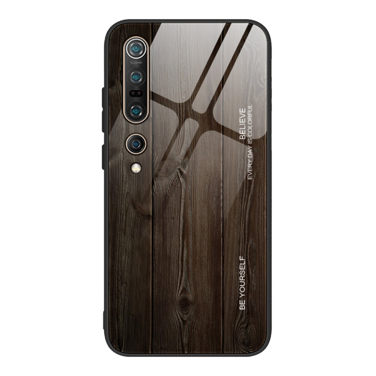 Wood Grain Glass Protective Case, For Samsung Galaxy Note20, For Samsung Galaxy Note20 Ultra, For Xiaomi Mi 10 Pro, For Xiaomi 10T / 10T Pro, For Xiaomi Mi CC9, For Xiaomi Poco X3 NFC, For Xiaomi Redmi K30 Pro, For Xiaomi Redmi Note 9S