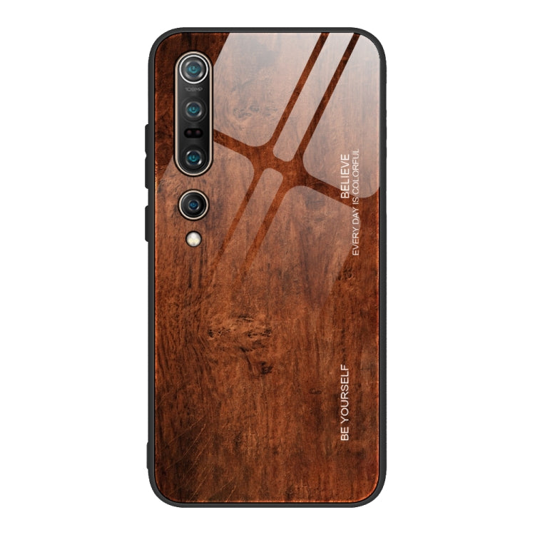 Wood Grain Glass Protective Case, For Samsung Galaxy Note20, For Samsung Galaxy Note20 Ultra, For Xiaomi Mi 10 Pro, For Xiaomi 10T / 10T Pro, For Xiaomi Mi CC9, For Xiaomi Poco X3 NFC, For Xiaomi Redmi K30 Pro, For Xiaomi Redmi Note 9S