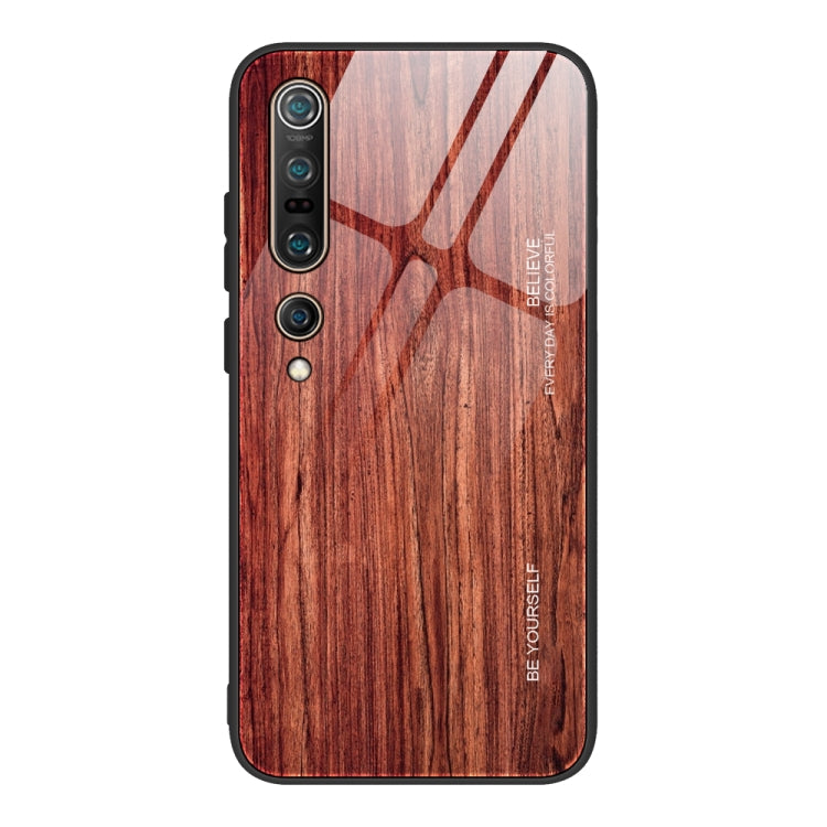 Wood Grain Glass Protective Case, For Samsung Galaxy Note20, For Samsung Galaxy Note20 Ultra, For Xiaomi Mi 10 Pro, For Xiaomi 10T / 10T Pro, For Xiaomi Mi CC9, For Xiaomi Poco X3 NFC, For Xiaomi Redmi K30 Pro, For Xiaomi Redmi Note 9S