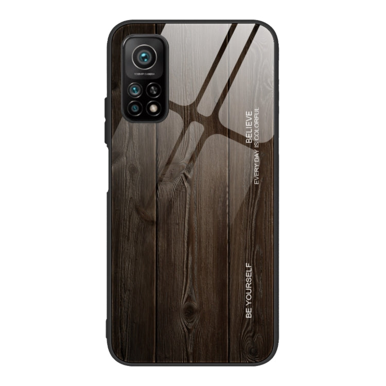 Wood Grain Glass Protective Case, For Samsung Galaxy Note20, For Samsung Galaxy Note20 Ultra, For Xiaomi Mi 10 Pro, For Xiaomi 10T / 10T Pro, For Xiaomi Mi CC9, For Xiaomi Poco X3 NFC, For Xiaomi Redmi K30 Pro, For Xiaomi Redmi Note 9S