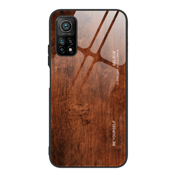 Wood Grain Glass Protective Case, For Samsung Galaxy Note20, For Samsung Galaxy Note20 Ultra, For Xiaomi Mi 10 Pro, For Xiaomi 10T / 10T Pro, For Xiaomi Mi CC9, For Xiaomi Poco X3 NFC, For Xiaomi Redmi K30 Pro, For Xiaomi Redmi Note 9S
