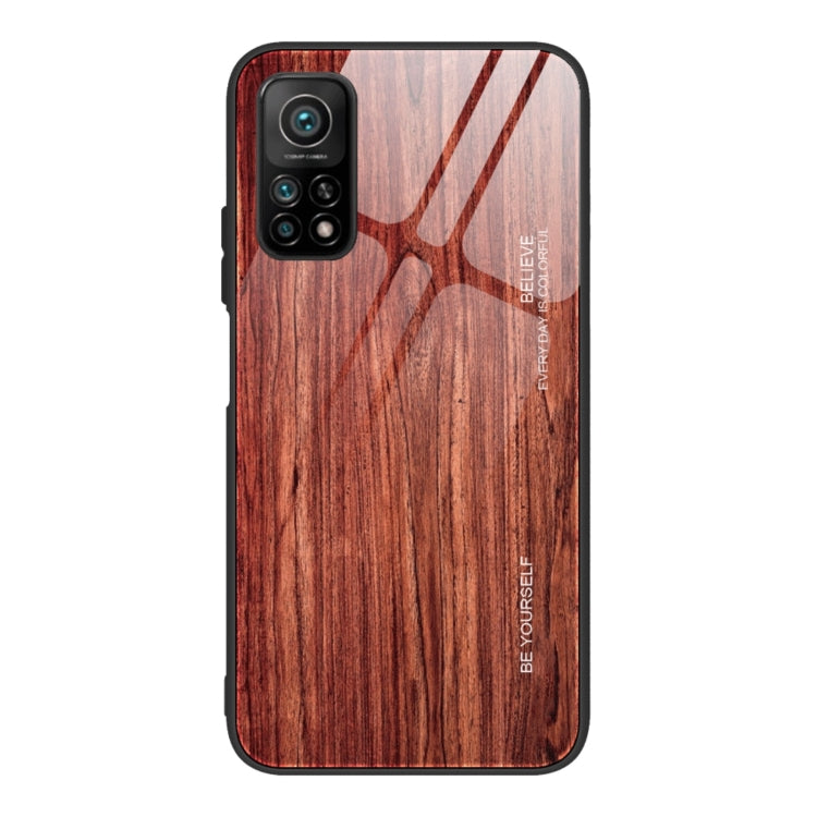 Wood Grain Glass Protective Case, For Samsung Galaxy Note20, For Samsung Galaxy Note20 Ultra, For Xiaomi Mi 10 Pro, For Xiaomi 10T / 10T Pro, For Xiaomi Mi CC9, For Xiaomi Poco X3 NFC, For Xiaomi Redmi K30 Pro, For Xiaomi Redmi Note 9S