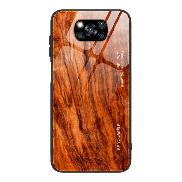 Wood Grain Glass Protective Case, For Samsung Galaxy Note20, For Samsung Galaxy Note20 Ultra, For Xiaomi Mi 10 Pro, For Xiaomi 10T / 10T Pro, For Xiaomi Mi CC9, For Xiaomi Poco X3 NFC, For Xiaomi Redmi K30 Pro, For Xiaomi Redmi Note 9S