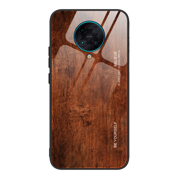 Wood Grain Glass Protective Case, For Samsung Galaxy Note20, For Samsung Galaxy Note20 Ultra, For Xiaomi Mi 10 Pro, For Xiaomi 10T / 10T Pro, For Xiaomi Mi CC9, For Xiaomi Poco X3 NFC, For Xiaomi Redmi K30 Pro, For Xiaomi Redmi Note 9S