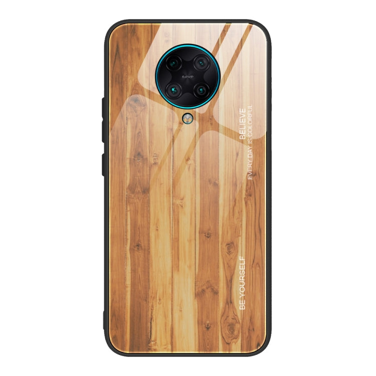 Wood Grain Glass Protective Case, For Samsung Galaxy Note20, For Samsung Galaxy Note20 Ultra, For Xiaomi Mi 10 Pro, For Xiaomi 10T / 10T Pro, For Xiaomi Mi CC9, For Xiaomi Poco X3 NFC, For Xiaomi Redmi K30 Pro, For Xiaomi Redmi Note 9S