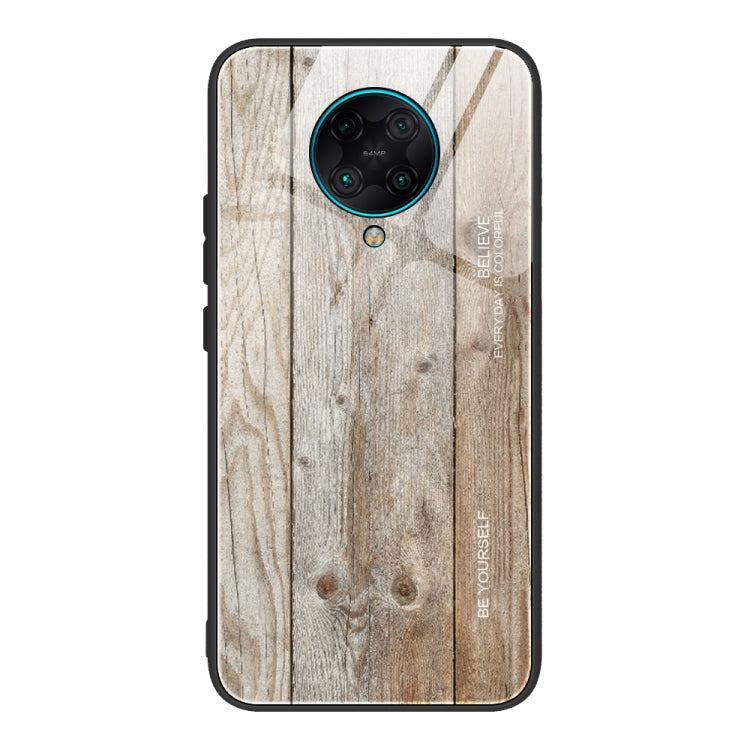 Wood Grain Glass Protective Case, For Samsung Galaxy Note20, For Samsung Galaxy Note20 Ultra, For Xiaomi Mi 10 Pro, For Xiaomi 10T / 10T Pro, For Xiaomi Mi CC9, For Xiaomi Poco X3 NFC, For Xiaomi Redmi K30 Pro, For Xiaomi Redmi Note 9S
