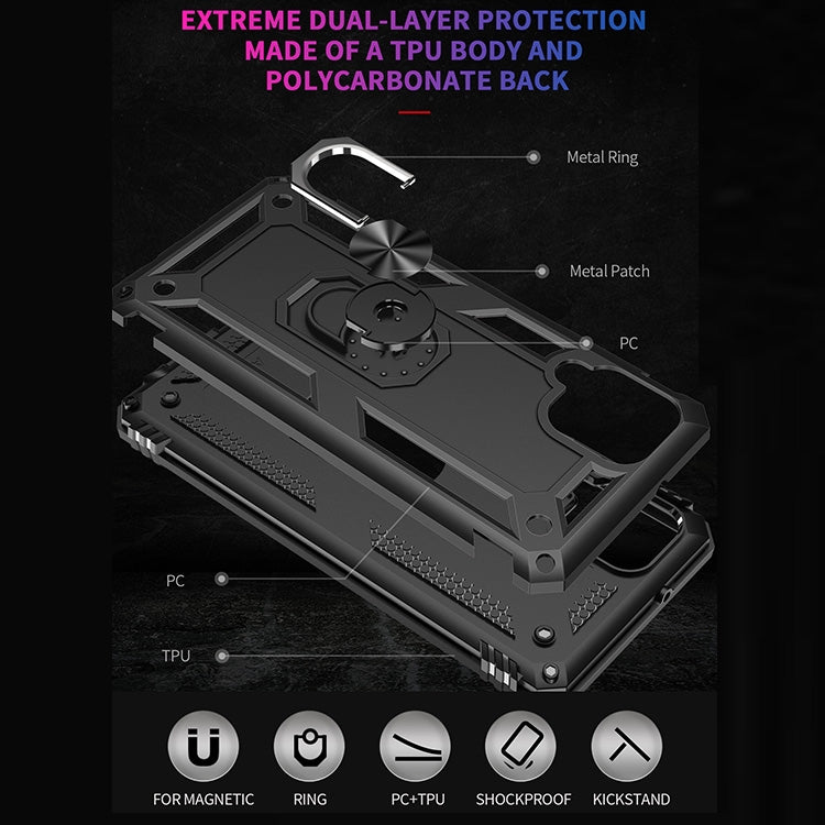Shockproof TPU + PC Protective Case with 360 Degree Rotating Holder, For Samsung Galaxy A12 5G, For Motorola Moto G9 Power, For Xiaomi Mi 10T Lite 5G