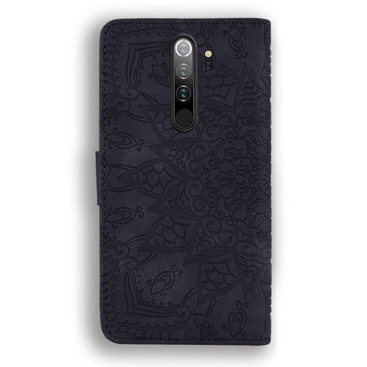 Calf Pattern Mandala Double Folding Design Embossed Leather Case with Wallet & Holder & Card Slots, For Xiaomi Redmi Note 8 Pro, For Galaxy A10s, For Galaxy A20s, For Galaxy A30s / A50s, For Xiaomi Mi CC9e / Mi A3