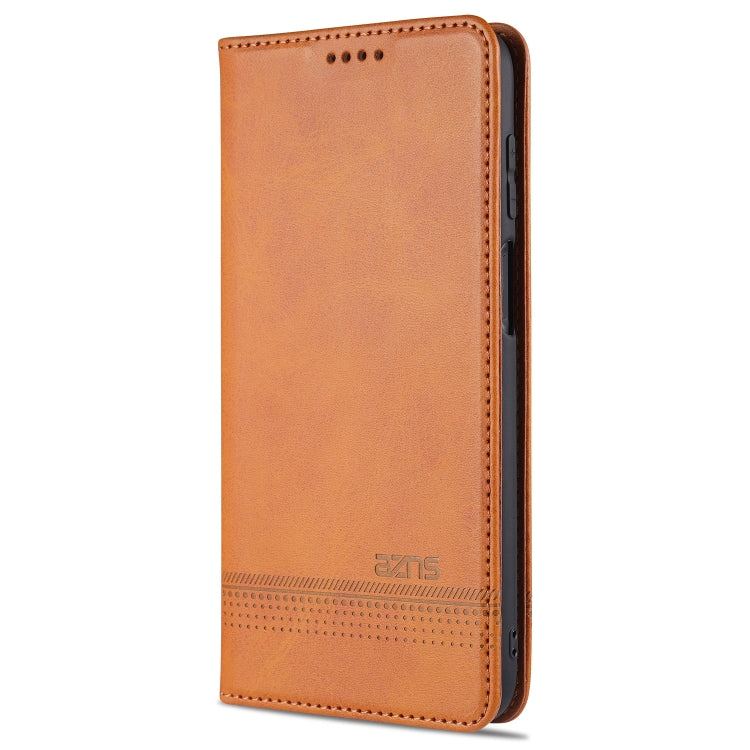AZNS Magnetic Calf Texture Horizontal Flip Leather Case with Card Slots & Holder & Wallet, For Samsung Galaxy A12, For Samsung Galaxy S21 5G, For Xiaomi Mi 10T Lite 5G