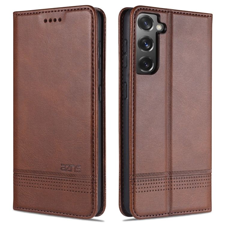 AZNS Magnetic Calf Texture Horizontal Flip Leather Case with Card Slots & Holder & Wallet, For Samsung Galaxy A12, For Samsung Galaxy S21 5G, For Xiaomi Mi 10T Lite 5G