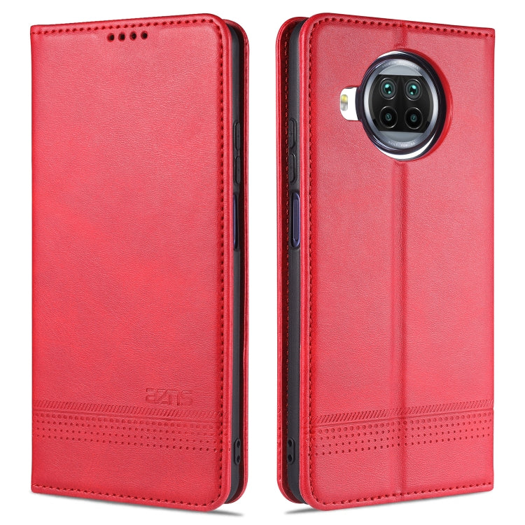 AZNS Magnetic Calf Texture Horizontal Flip Leather Case with Card Slots & Holder & Wallet, For Samsung Galaxy A12, For Samsung Galaxy S21 5G, For Xiaomi Mi 10T Lite 5G