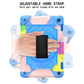 360 Degree Rotation Turntable Contrast Color Robot Shockproof Silicone + PC Protective Case with Holder